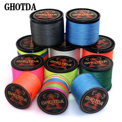 GHOTDA Braid Fishing line 300M 500M 1000M